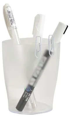 Produktbild von Exacompta , STIFTEKÖCHER ECOPEN, Transparent, Polystyrol (PS), 80 mm, 80 mm, 95 mm, 44 g