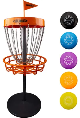 Image de SCHILDKRÖT 970362 SCHILDKRÖT Guru Disc Golf Mini Basket-Set incl. 5 disques
