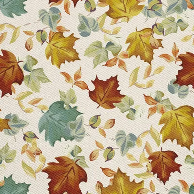 Image de OUTDOOR DECOSTOFFS OXFORD - Motif feuilles d'automne peintes