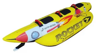 Produktbild von SPINERA Rocket 3 Personen Banane Tube Wasserring Wasserreifen Towable aufblasbar