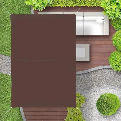Obrázek produktu pro Sluneční clona, konkávní, ochrana před větrem a sluncem, 3 x 4 m