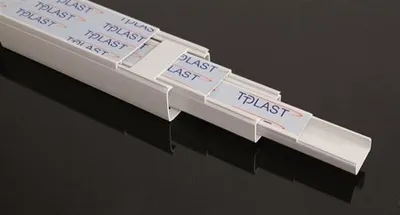Produktbild von Leitungsführungskanal aus PVC weiss 2m 50x18
