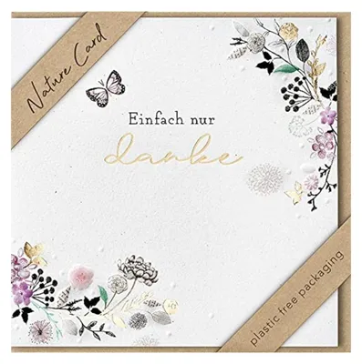 Produktbild von BSB 69-4014-2 Danke Karte Nature Card - inkl. Umschlag
