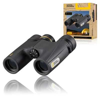 Produktbild von National Geographic Waterproof Compact 8x25 Fernglas Schwarz Schwarz One Size