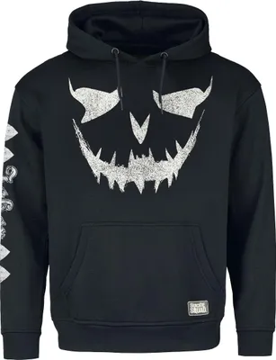 Produktbild von DC Suicide Squad Hoodie M Schwarz Uni Joker Smile