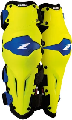 Image de Genouillères Zandona X-Bandit, jaune/bleu, taille unique