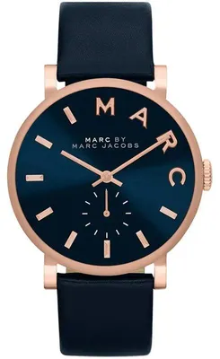 Productafbeelding van Dameshorloge Marc Jacobs Baker MBM1329, rosé goud / donkerblauw