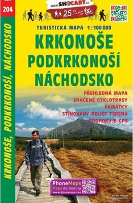 Obrázek produktu pro SC 204 Krkonoše, Podkrkonoší, Náchodsko 1:100 000