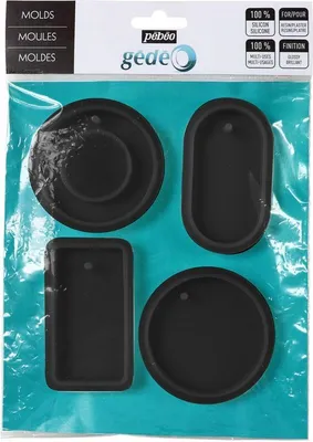 Obrázok produktu pre 4 dekoratívne silikónové formy - geometrické