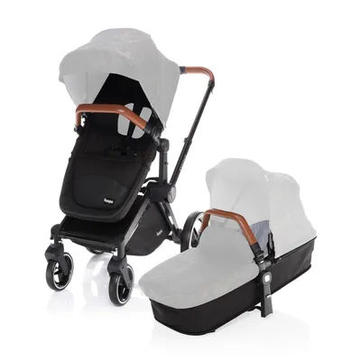 Obrázek produktu pro Kočárek ZOPA Evoque - základ, Black/Brown