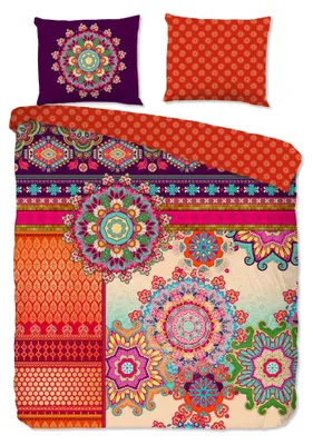 Productafbeelding van HIP Dekbedovertrek "Sherhia" - Multi - (155x220 cm) - 100% Katoen