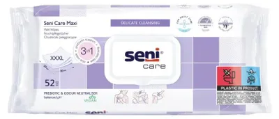 Image de Seni care Lingettes humides maxi 25x30 cm 52 pces