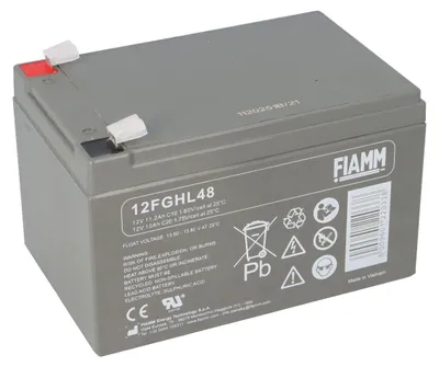 Produktbild von FIAMM 12FGHL48 High-Rate Longlife AGM Bleiakku 12V 12Ah T2 / Faston 6,3 mm