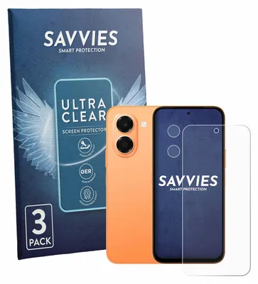 Produktbild von 6x Für Honor X7e (Display+Kamera) Schutzfolie Savvies Displayschutz Display Schutz Folie Klar Transparent