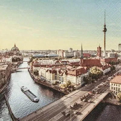 Produktbild von Servietten 33x33 cm - Berlin View