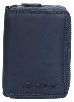 Productafbeelding van Herenportemonnee Hill Burry echt leer met rits Kameel Camel-Tan UNICA 8x10x3 cm HILB