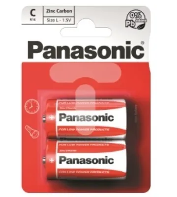Zdjęcie produktu dla Panasonic, R14, Bateria, 2 sztuki