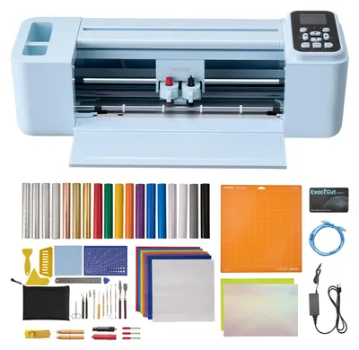 Immagine prodotto di Macchina da taglio per vinile VEVOR da 30 cm, plotter da taglio con sistema di controllo (pulsanti/schermo), compatibile con Mac/Windows/Android/iOS, taglierina per vinile per lavori di bricolage, biglietti e complementi d'arredo