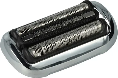 Produktbild von vhbw Ersatz-Scherkopf kompatibel mit Braun 7071, 7027, 70-B1000s, 7081, 7075, 7012, 7020, 7018, 70-B1200s, 7011 Elektrorasierer, Schwarz Silber Weiß