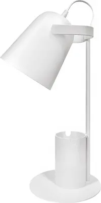 Zdjęcie produktu dla Lampka Biurkowa Stołowa Ruchoma Szkolna Nocna E27 Biała