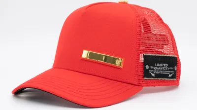 Produktbild von Red Monkey Designer Trucker Cap Los Angeles Limited Edition Side Bar Gold Neu