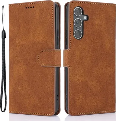 Produktbild von Samsung Galaxy A35 Hülle - Coverup Klapphülle - Braun