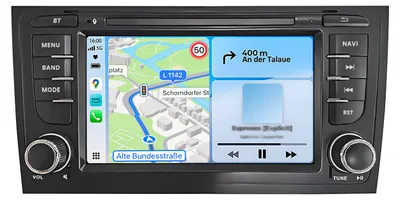 Obrázok produktu pre 32GB Android Radio Carplay für Audi A6 4B ab 1997 Navi GPS DAB+ Bluetooth WiFi RDS DSP