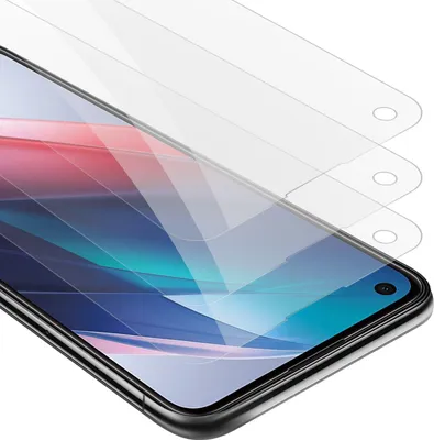 Produktbild von Cadorabo 3x Panzer Folie für Oppo FIND X3 LITE Schutzfolie in Transparent Folie Tempered Display-Schutzglas