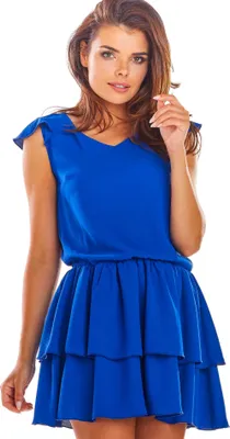 Produktbild von Awama Minikleid für Frauen Acheloyde A291 himmelblau M