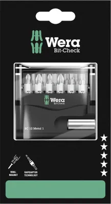 Image de Wera Bit-Check 12 Metal 1 SB