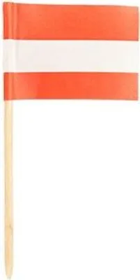 Produktbild von Papstar Partypicker 8 cm "Österreich", 2000 Stück