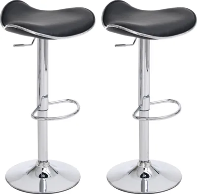 Obrázok produktu pre Barová stolička Shape (2ks SET) - Čierna