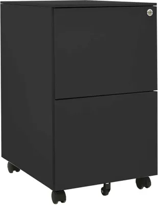 Produktbild von Aktenschrank mit Rollen Anthrazit 39x45x67 cm Stahl