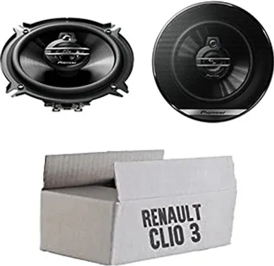 Produktbild von Lautsprecher Boxen Pioneer TS-G1330F - 13cm 3-Wege 130mm Triaxe 250W Auto Einbausatz - Einbauset passend für Renault Clio 3 Front Heck - justSOUND