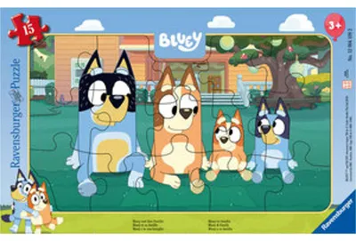 Produktbild von Ravensburger Bluey und ihre Familie, 15 Stück(e), Tiere, 3 Jahr(e)