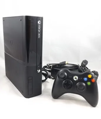 Produktbild von Microsoft Xbox 360 E Konsole 4 GB schwarz + Orig. Controller