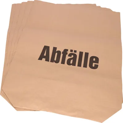 Obrázok produktu pre Müllsack 120l 70g 2lagig Papier natronbraun 25 St./Pack.