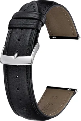 Imagen del producto de Correa de reloj de cuero, ajustable de 12 a 22 mm, disponible en varios colores, ideal para el uso diario