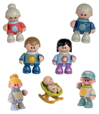 Obrázek produktu pro ToloToys, Sada "První přátelé" - Rodinná sada, 7 kusů