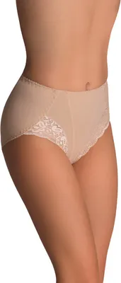 Produktbild von Eldar Damen Bauchweg Unterwäsche Miederslip mit Bauch-Weg Shapewear, Farbe:Beige, Größe:L