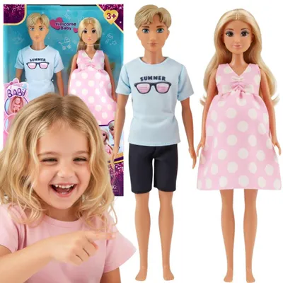 Immagine prodotto di Set di bambole per papà incinta della famiglia Royal Lily di Woopie