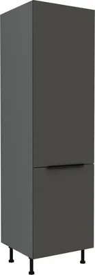 Produktbild von Schrank für Einbaukühlschrank LUNARA – Breite 60 cm, Graphit/Anthrazit