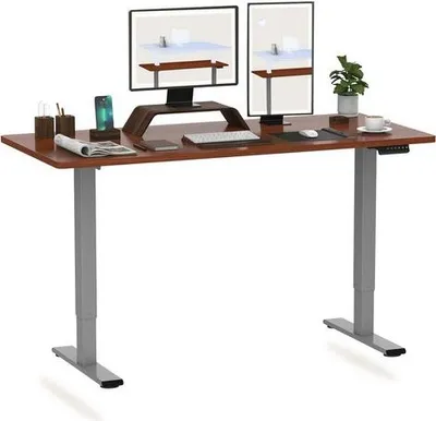 Produktbild von FLEXISPOT Schreibtisch EB2-SET, Höhenverstellbarer Schreibtisch, Dual-Motor & 2-FACH-TELESKOP