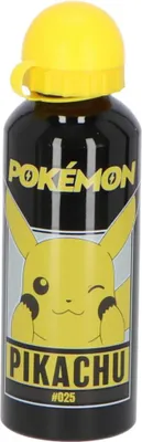 Produktbild von Pokemon Pikachu #025 Aluminium Wasserflasche Trinkflasche Flasche 500 ml