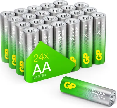 Produktbild von GP Batteries Super Alkaline 03015AETA-B24, Einwegbatterie, AA, Alkali, 1,5 V, 24 Stück(e), -20 - 50 °C
