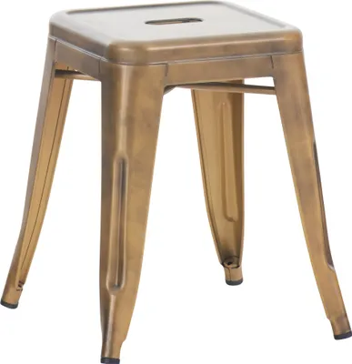 Produktbild von CLP Hocker Armin aus Metall bis 200 kg belastbar stapelbar gold