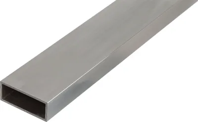 Produktbild von Alberts Rechteckrohr | Aluminium, natur | 1000 x 50 x 20 mm
