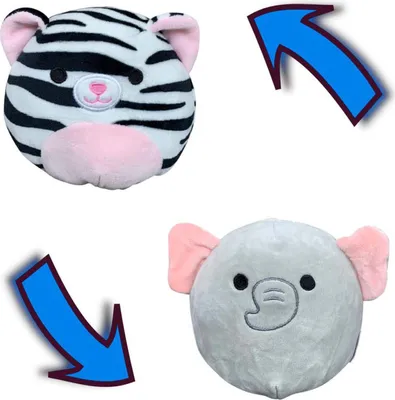 Produktbild von AUSWAHL: Jazwares SQK0105 - Squishmallows - Flip-A-Mallows 12 cm (5") - 2 in 1 Kuscheltier Plüschtier