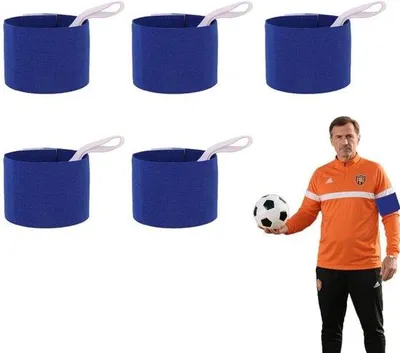 Obrázek produktu pro 5 kusů kapátských pásků pro fotbal, sportovní kapátské pásky pro děti i dospělé, vhodné pro trénink týmů