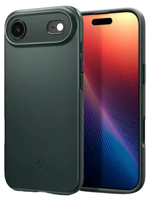 Zdjęcie produktu dla Spigen Thin Fit (MagFit), Pokrowiec, Apple, iPhone 17 Air, 16,5 cm (6.5"), Ciemny Zielony